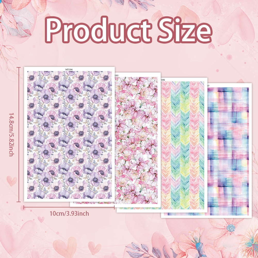 Blume Pilz Kaktus Bild Transferpapier für Polymer Ton Bastelbedarf - Bild 18 von 37