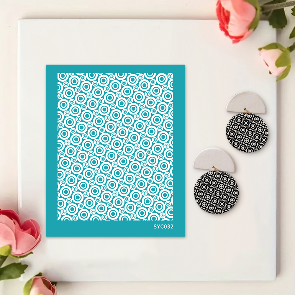 Blume Bordüre Siebdruckschablone Wiederverwendbar Selbstklebend Siebdruck - Bild 14 von 64