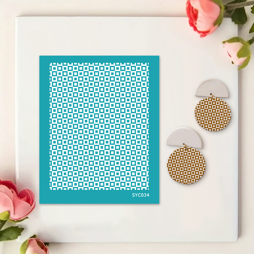 Blume Bordüre Siebdruckschablone Wiederverwendbar Selbstklebend Siebdruck - Bild 16 von 64