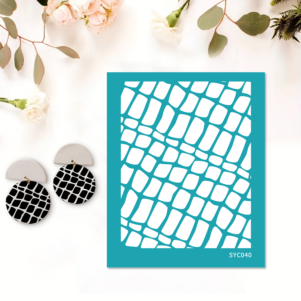 Blume Bordüre Siebdruckschablone Wiederverwendbar Selbstklebend Siebdruck - Bild 22 von 64