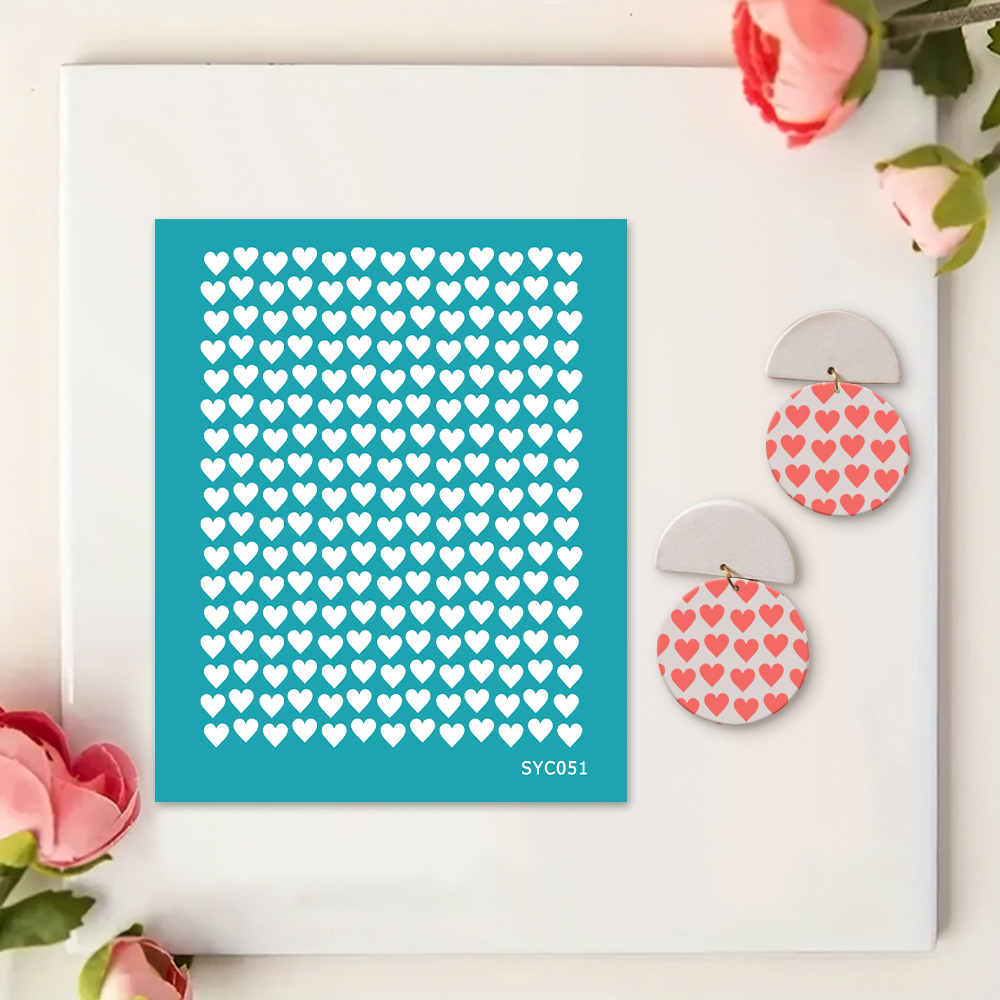 Blume Bordüre Siebdruckschablone Wiederverwendbar Selbstklebend Siebdruck - Bild 33 von 64