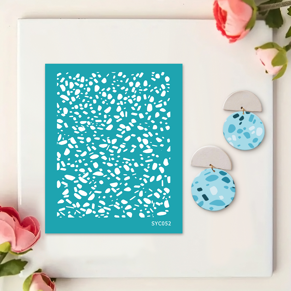 Blume Bordüre Siebdruckschablone Wiederverwendbar Selbstklebend Siebdruck - Bild 34 von 64