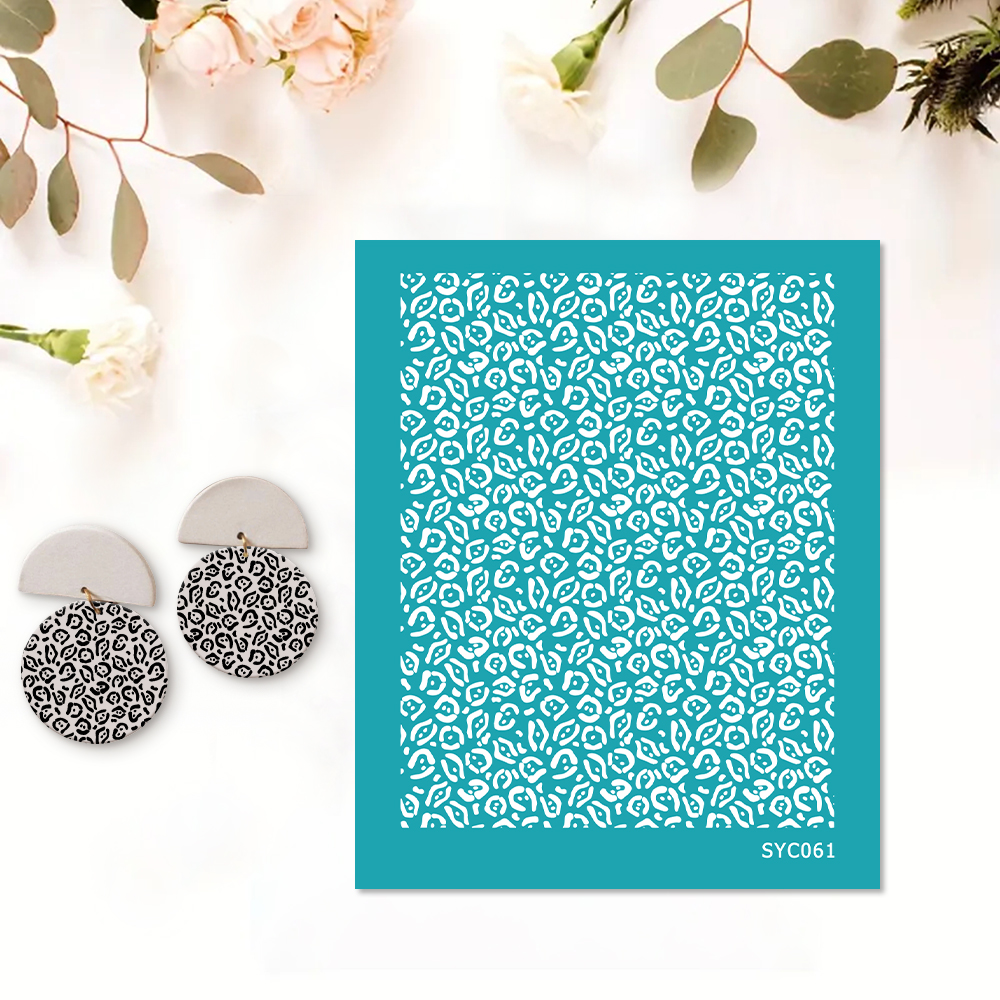 Blume Bordüre Siebdruckschablone Wiederverwendbar Selbstklebend Siebdruck - Bild 43 von 64