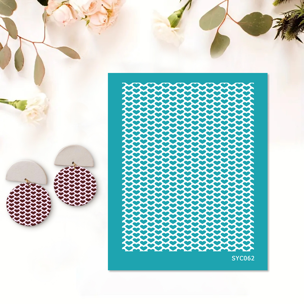 Blume Bordüre Siebdruckschablone Wiederverwendbar Selbstklebend Siebdruck - Bild 44 von 64