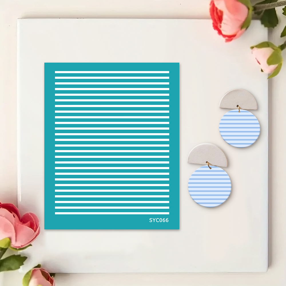 Blume Bordüre Siebdruckschablone Wiederverwendbar Selbstklebend Siebdruck - Bild 48 von 64