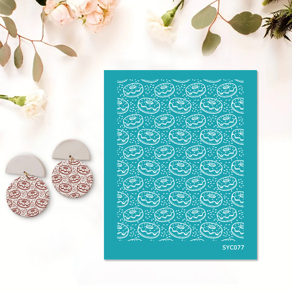 Blume Bordüre Siebdruckschablone Wiederverwendbar Selbstklebend Siebdruck - Bild 59 von 64