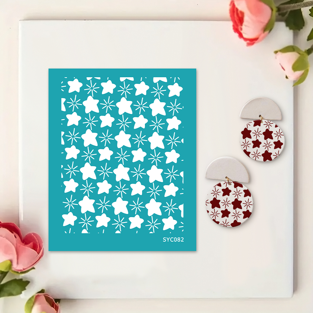 Blume Bordüre Siebdruckschablone Wiederverwendbar Selbstklebend Siebdruck - Bild 64 von 64