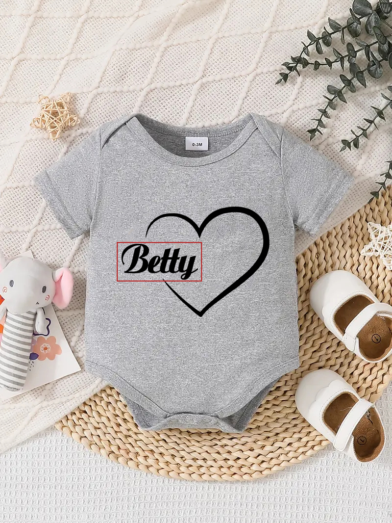 Traje Mameluco Bebé Diseño Personalizado Recién Nacido Conjunto Regalos Cumpleaños Gris - Imagen 36 de 57