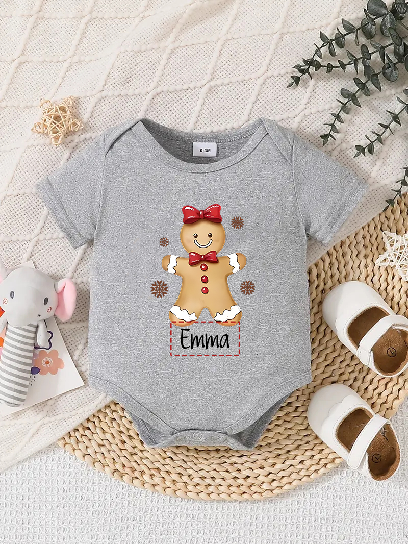 Traje Mameluco Bebé Diseño Personalizado Recién Nacido Conjunto Regalos Cumpleaños Gris - Imagen 40 de 57