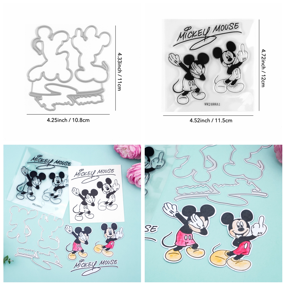 Carino cartone animato metallo fustelle da taglio set di timbri per fai da te scrapbooking creazione di carte artigianali - Foto 23 di 24