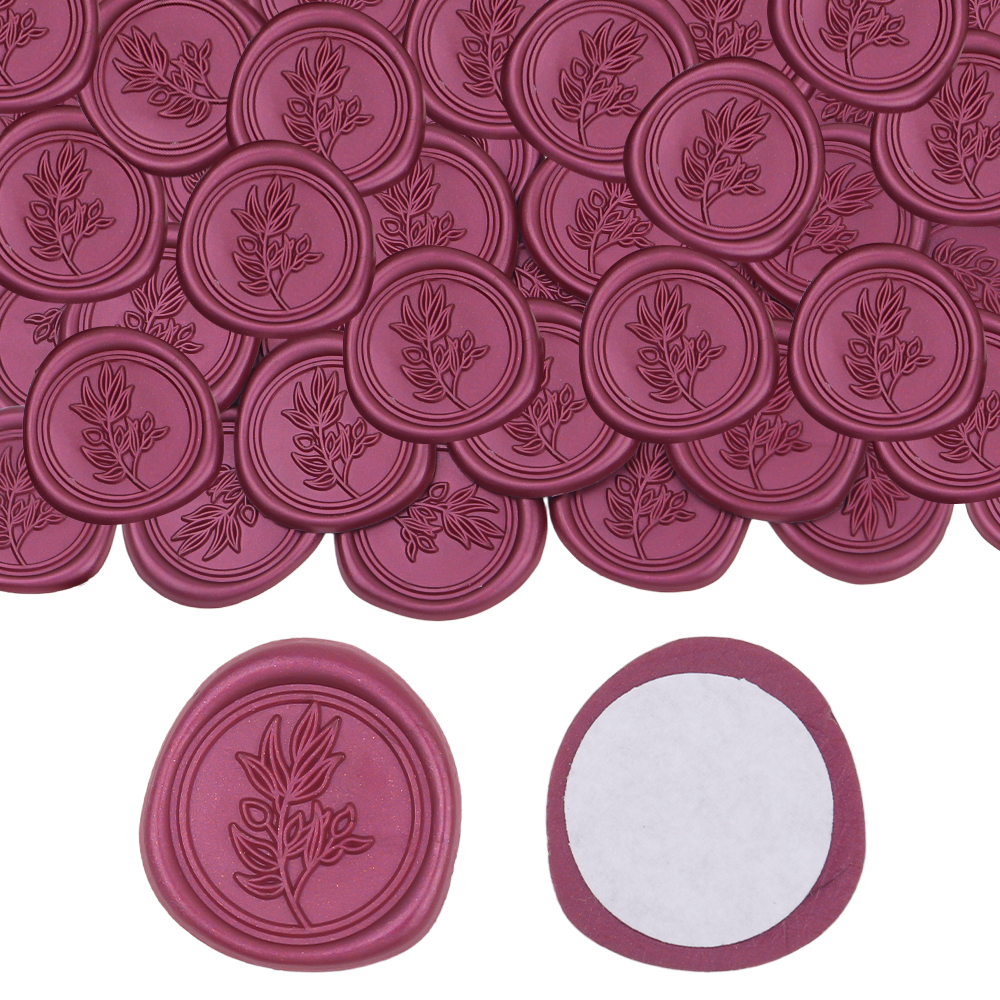 Black Wax Seal Stickers,Self Adhesive Envelope Seal Stickers,Great for Christmas