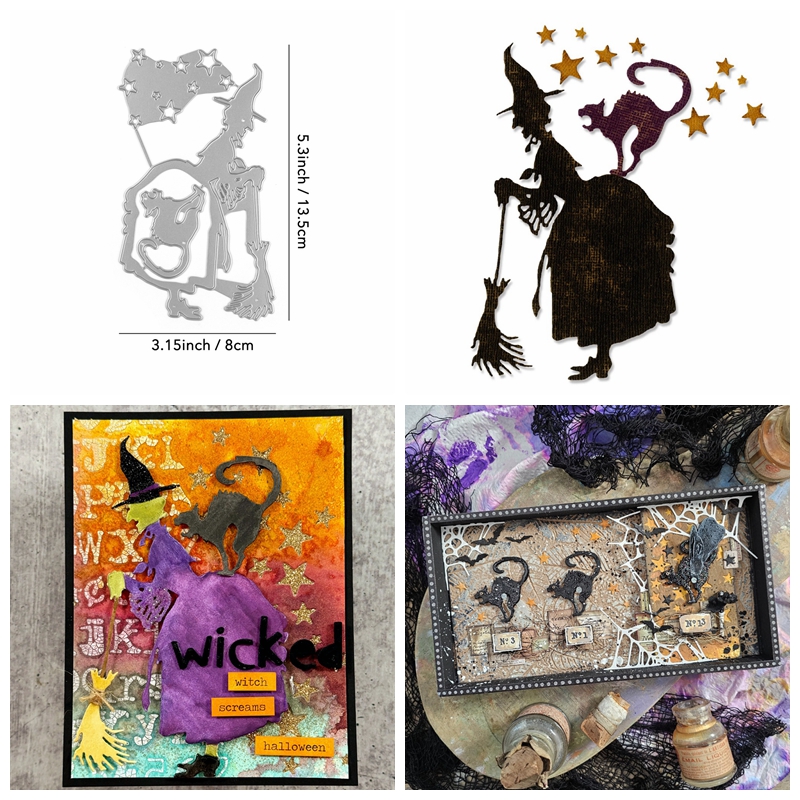 Halloween Pumnkin alfabeto metallo fustelle da taglio stencil fai da te scrapbooking artigianato - Foto 16 di 18
