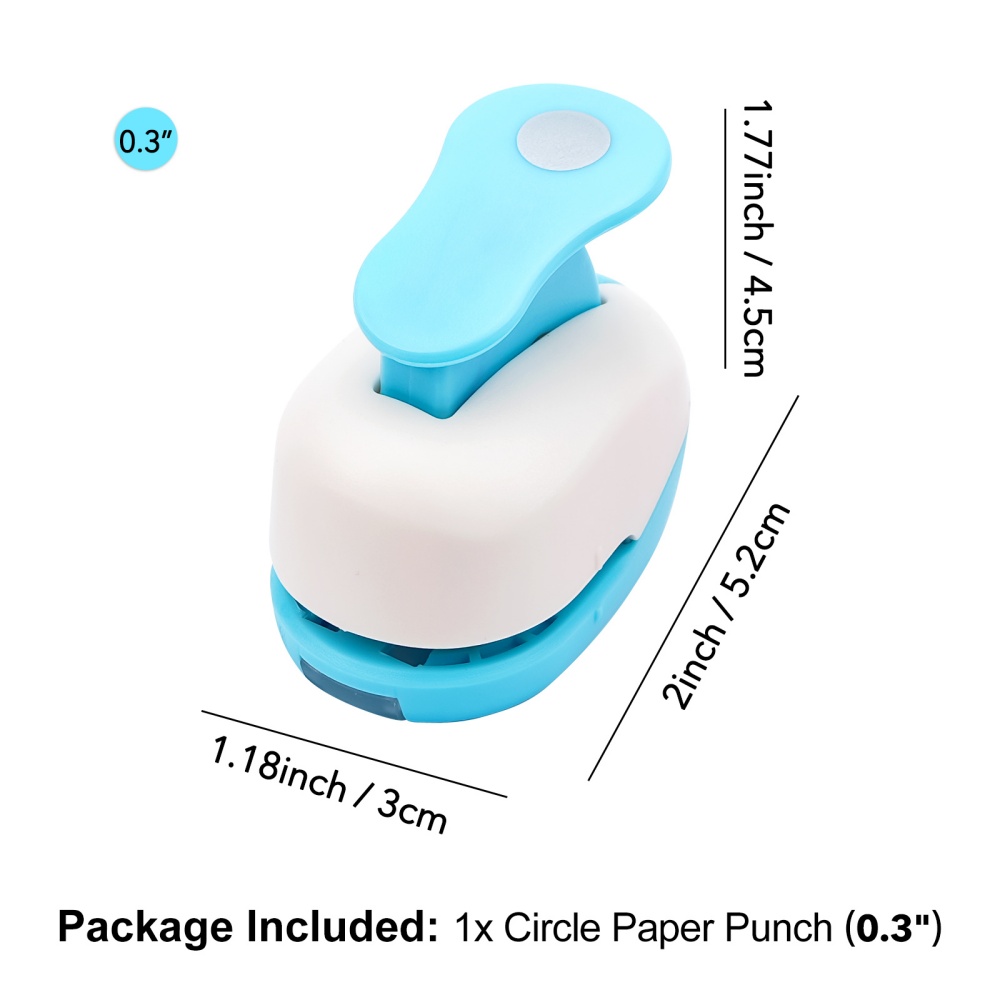Circle Paper Punch Lever Action Craft Punches for Scrapbooking Craft Card Making