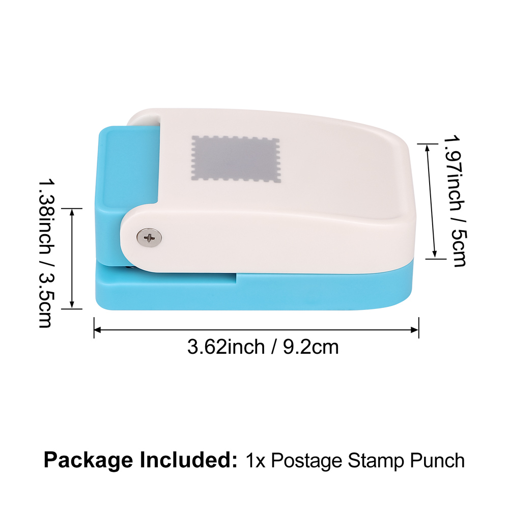 Postage Stamp Punch Available in various sizes for Paper Crafting Scrapbooking