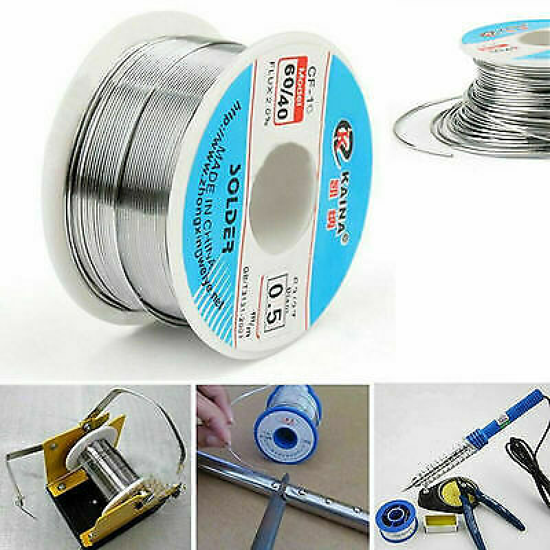 63-37 Tin Lead Rosin Core Solder Wire for Electrical Soldering 0.5-2mm 100g UK