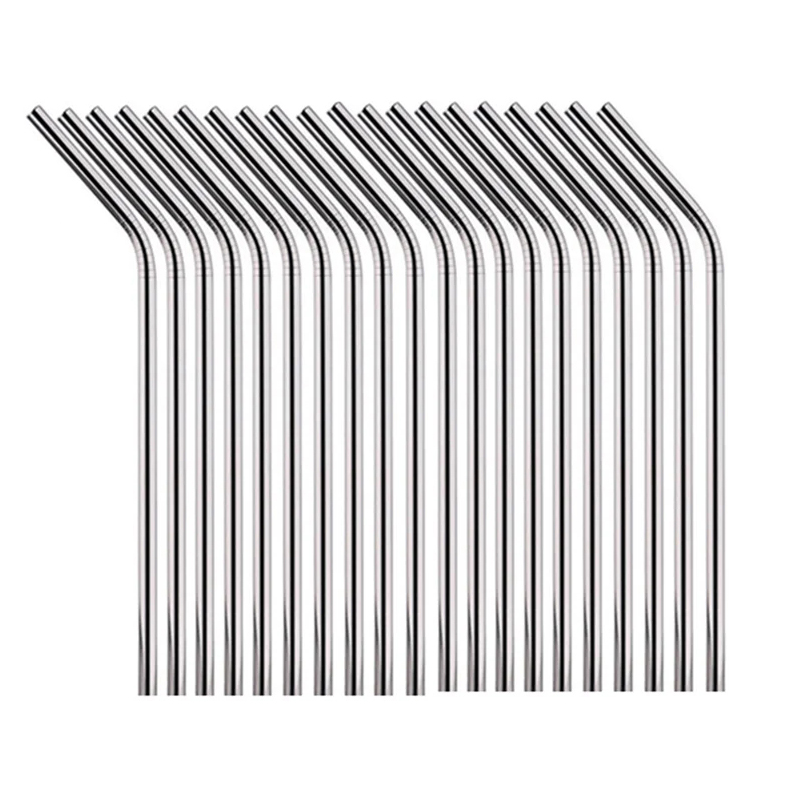 Stainlesss Steel Smoothie Straws, Reusable Metal Drinking Straws for Bubble Tea - Picture 13 of 19