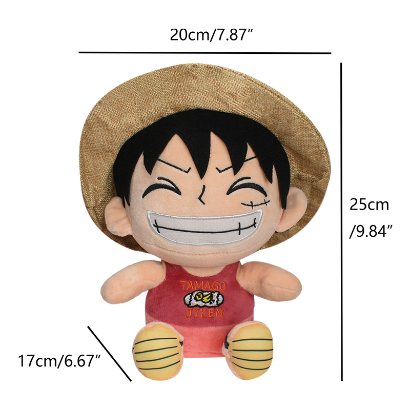 One Piece Plush Toys Tony Tony Chopper Monkey·D·Luffy Soft Stuffed Doll Kid Gift - Picture 17 of 23