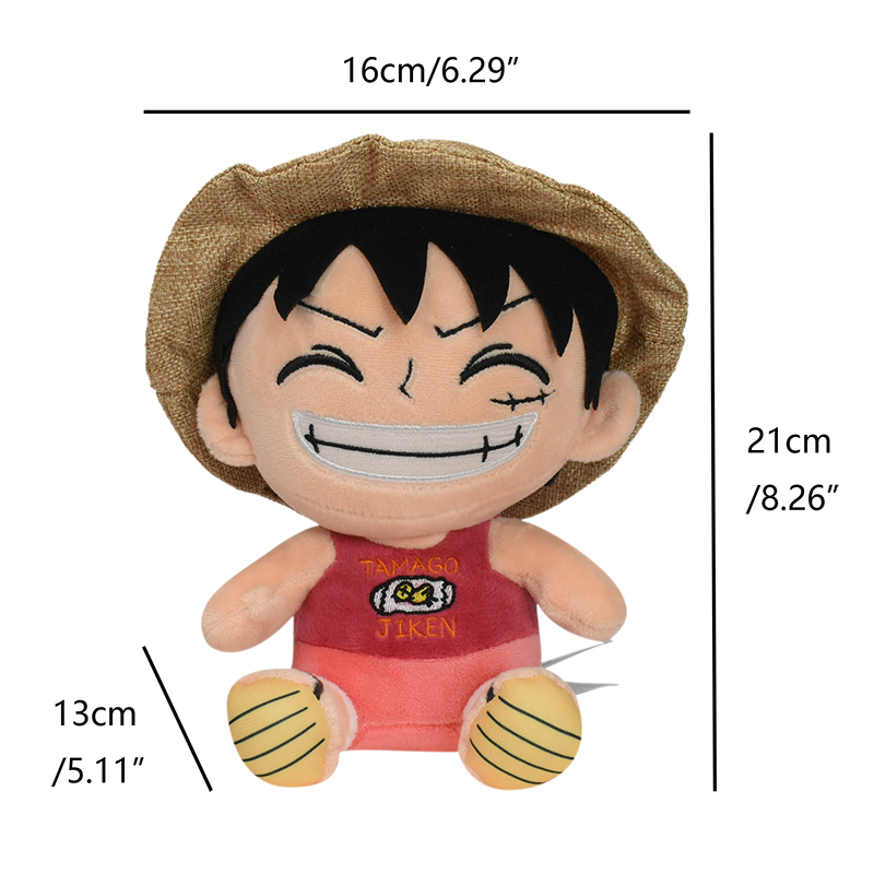 One Piece Plush Toys Tony Tony Chopper Monkey·D·Luffy Soft Stuffed Doll Kid Gift - Picture 16 of 23