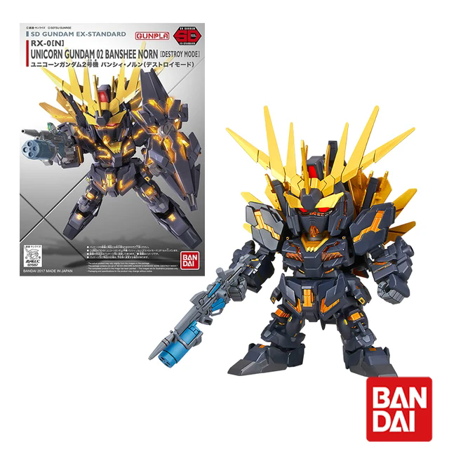 Bandai GUNDAM Action Figure Toys SDEX Series Kit RX-78-2 Aile Strike Exia Model - Picture 4 of 21
