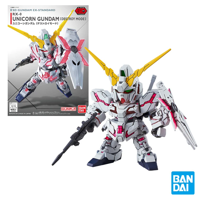 Bandai GUNDAM Action Figure Toys SDEX Series Kit RX-78-2 Aile Strike Exia Model - Picture 6 of 21