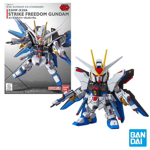 Bandai GUNDAM Action Figure Toys SDEX Series Kit RX-78-2 Aile Strike Exia Model - Picture 8 of 21