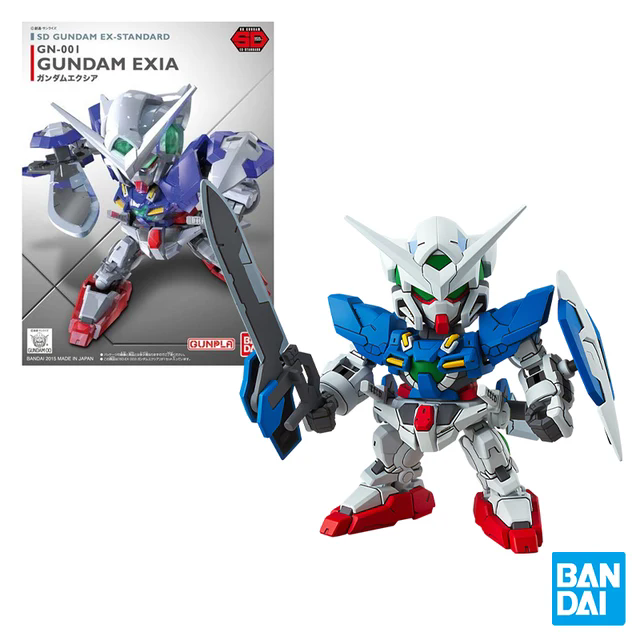 Bandai GUNDAM Action Figure Toys SDEX Series Kit RX-78-2 Aile Strike Exia Model - Picture 10 of 21