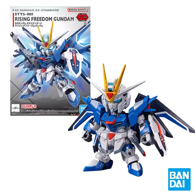 Bandai GUNDAM Action Figure Toys SDEX Series Kit RX-78-2 Aile Strike Exia Model - Picture 21 of 21