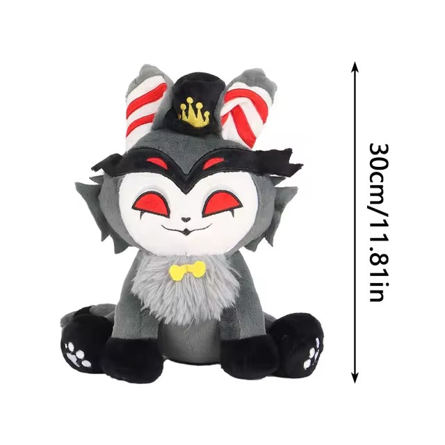 Hazbin Hotel Plush Toys Alastor Husk Meow Stuffed Doll Kids Xmas Birthday Gifts