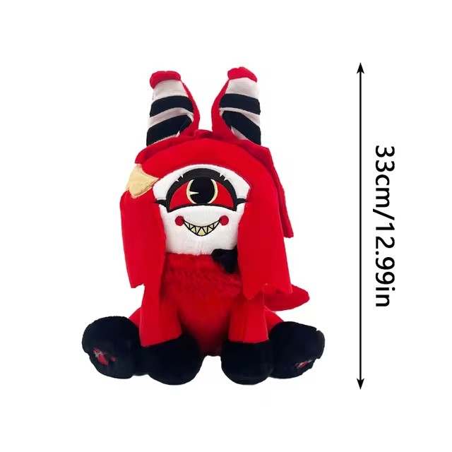 Hazbin Hotel Plush Toys Alastor Husk Meow Stuffed Doll Kids Xmas Birthday Gifts