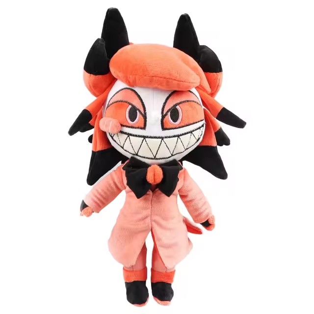 Hazbin Hotel Plush Toys Alastor Husk Meow Stuffed Doll Kids Xmas Birthday Gifts