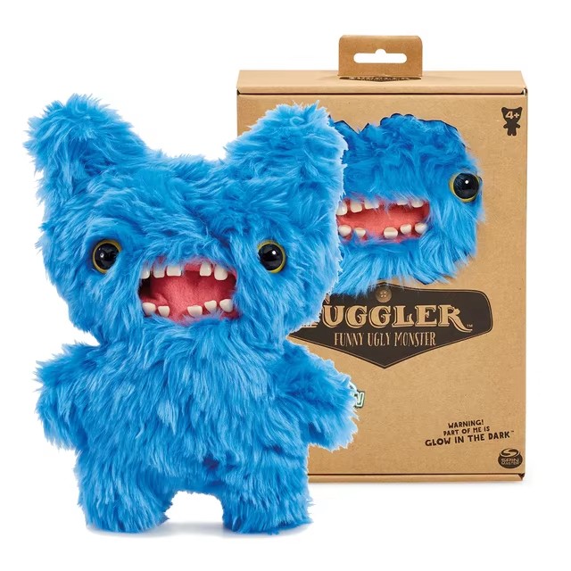 Genuine Fuggler Ugly Monster Old Tooth Glow in the Dark Stuffed Doll Plush Toys