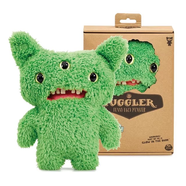 Genuine Fuggler Ugly Monster Old Tooth Glow in the Dark Stuffed Doll Plush Toys