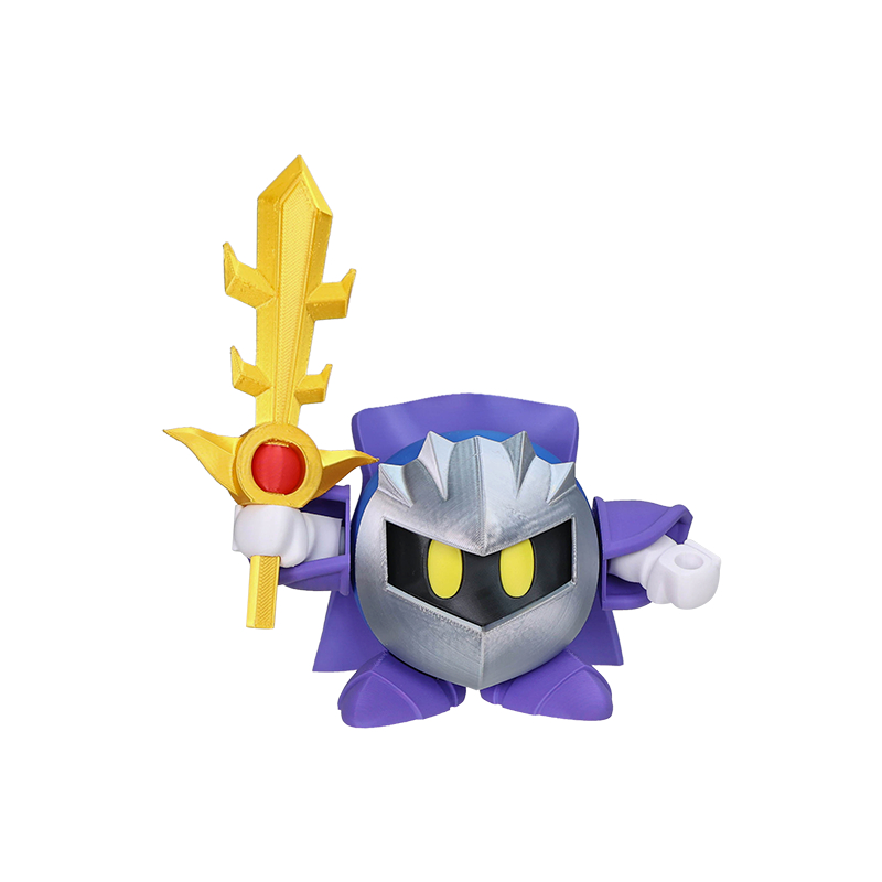 3D Printed Kirby Figure Toys Meta Knight Battle Galacta Knight Morpho Doll Model - Picture 21 of 25