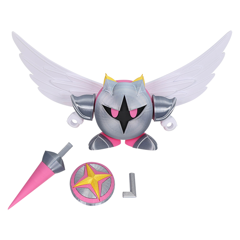 3D Printed Kirby Figure Toys Meta Knight Battle Galacta Knight Morpho Doll Model - Picture 22 of 25