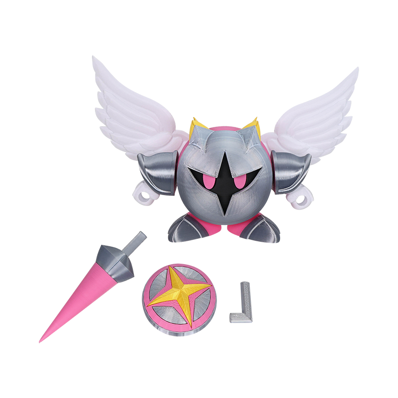 3D Printed Kirby Figure Toys Meta Knight Battle Galacta Knight Morpho Doll Model - Picture 23 of 25