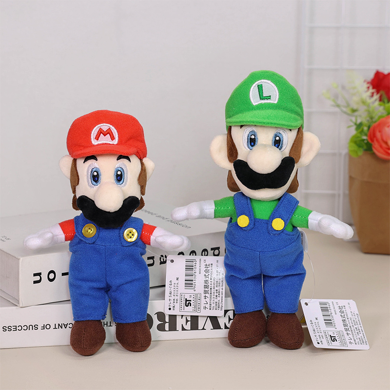 Juguetes de peluche Super Mario Bros MP5 Mario Luigi muñeca de peluche suave regalo de cumpleaños de Navidad - Imagen 19 de 19