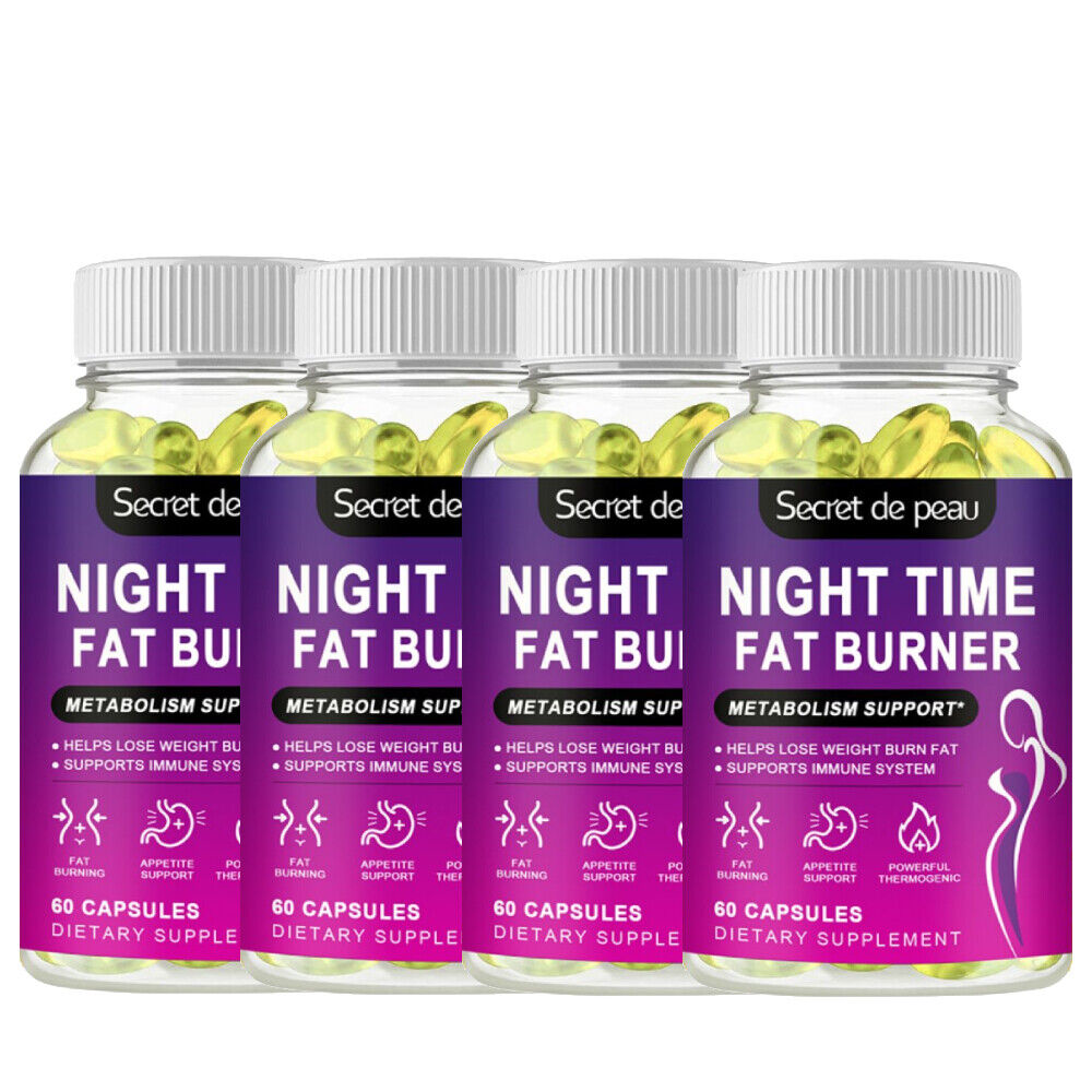 1~4 Pack Night Time Fat Burner Supplement - Weight Loss,Appetite Suppressant - Picture 13 of 14
