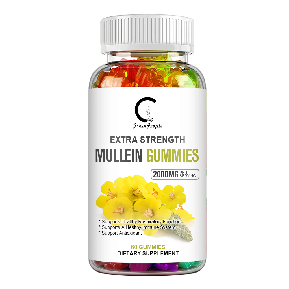 Mullein Leaf Capsules | Gummy - Lung Cleansing & Cough Relief Detox Supplement