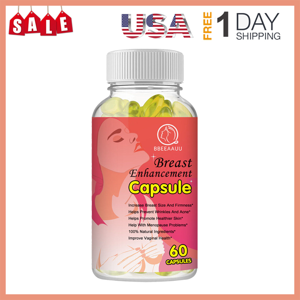 STRONG PUERARIA MIRIFICA BREAST GROWTH CAPSULES BUST ENLARGEMENT SOFTGELS - Picture 9 of 11