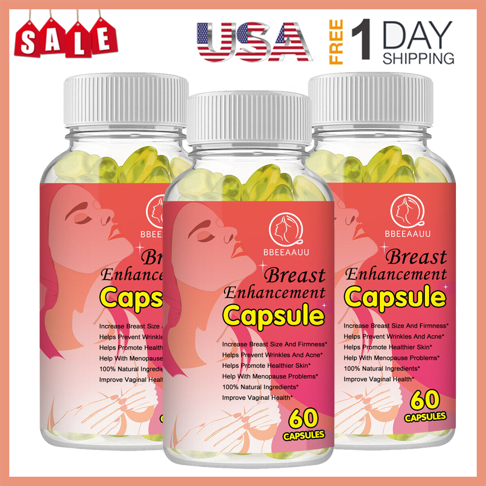 STRONG PUERARIA MIRIFICA BREAST GROWTH CAPSULES BUST ENLARGEMENT SOFTGELS - Picture 11 of 11