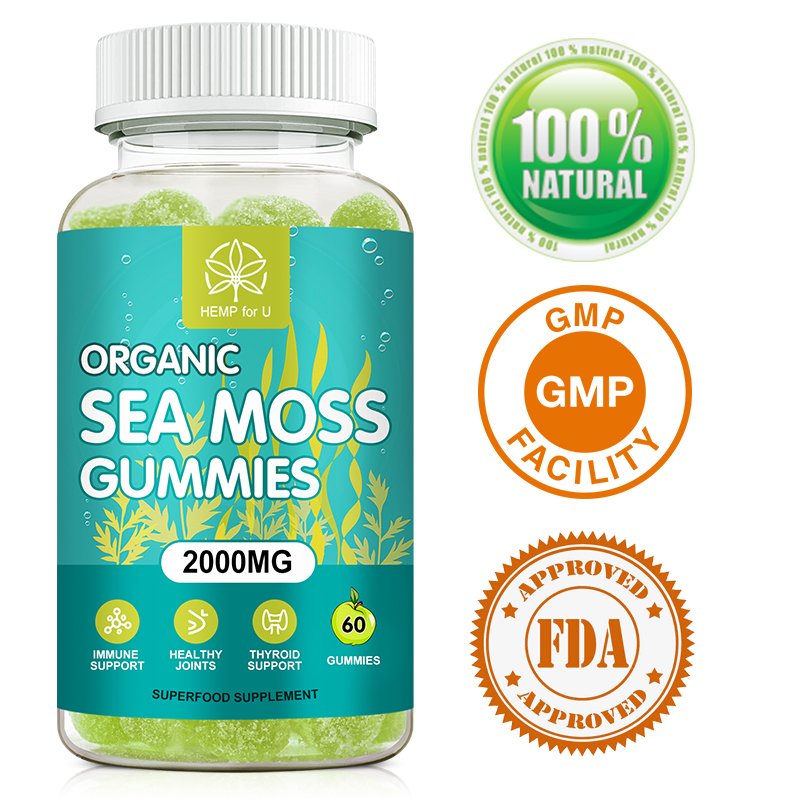 Keto Diet 60 Pills Sea Moss Gummies For Fat Burn Weight Loss Detox for Adult