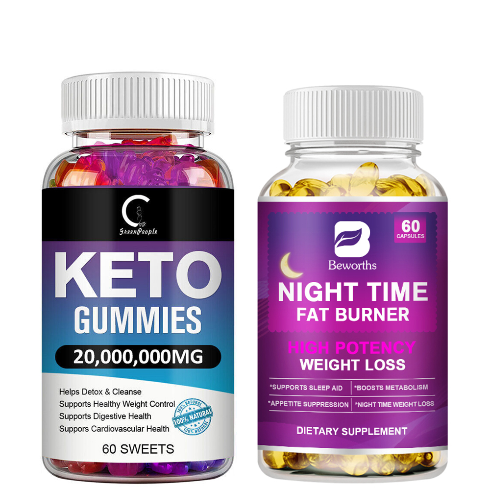 Night Time Fat burner Supplement | Weight Loss Keto Gummies Appetite Suppressant