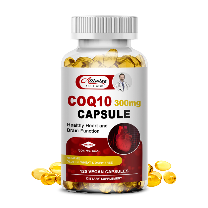 CoQ 10 Capsules 300mg|Blood Sugar Support For Cardiovascular Heart Health Energy