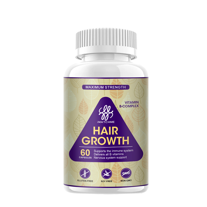 Advanced Anti Hair Loss Capsules DHT Blocker Fast Hair Growth Vitamins 5000mg