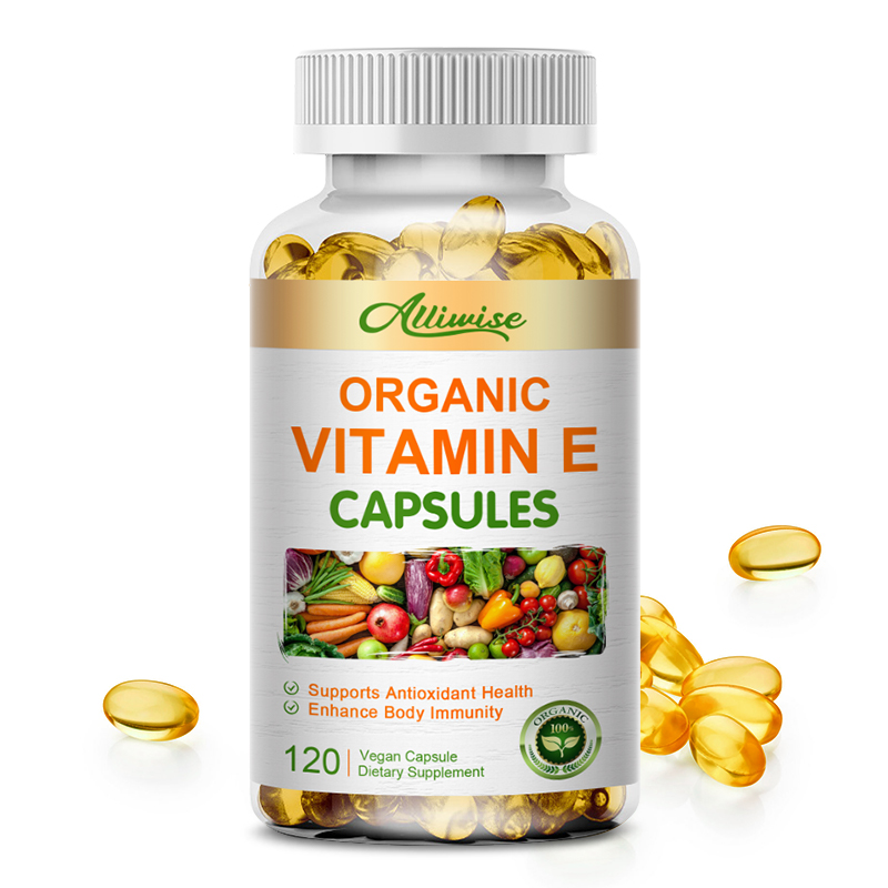 1~3X Vitamin E 1000 IU 120 Capsules - Supports Skin, Hair, Immune and Eye Health