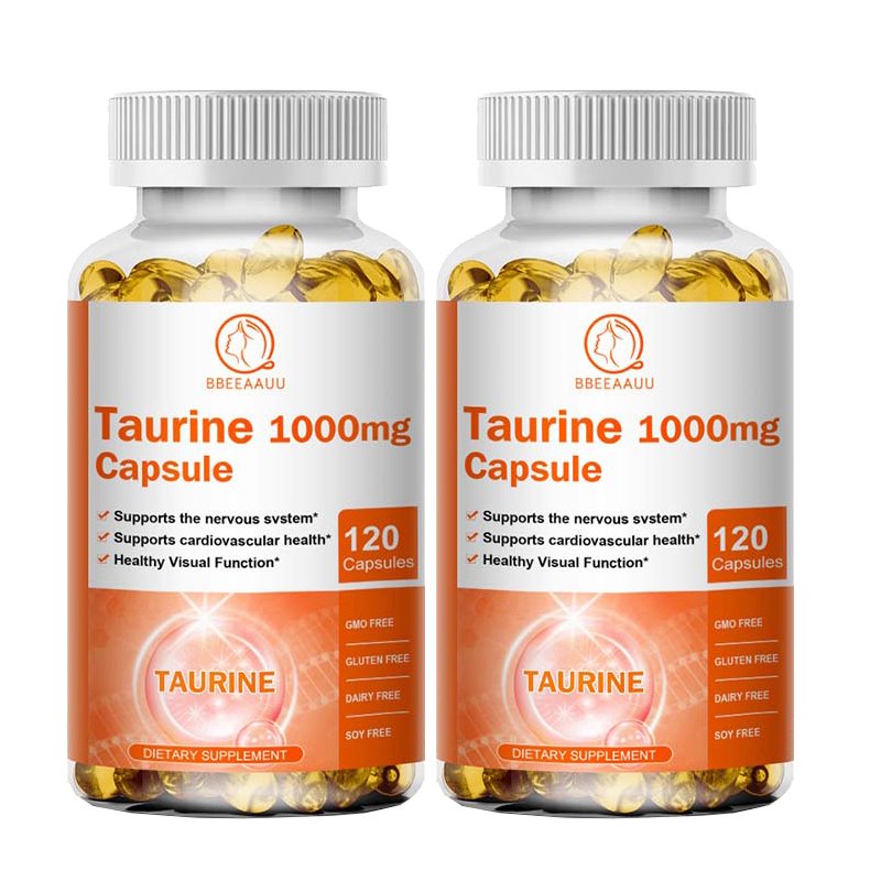 TAURINE 1000mg CAPSULES ANTICATABOLIC REGENERATION METABOLISM SUPPORT 120 PILLS