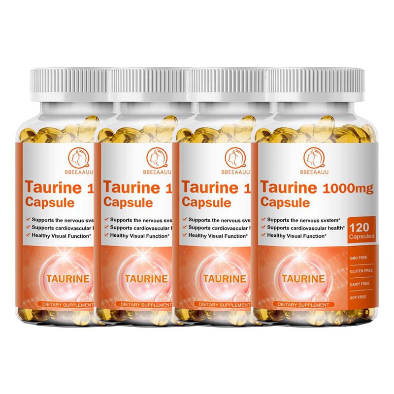 TAURINE 1000mg CAPSULES ANTICATABOLIC REGENERATION METABOLISM SUPPORT 120 PILLS