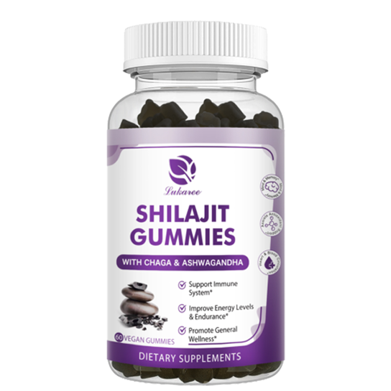 1-4PCS Organic Himalayan Pure SHILAJIT gummies Promove Immune & Brain Health