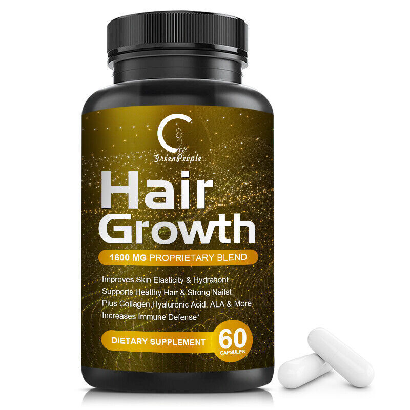 DHT BLOCKER HAIR FAST GROWTH HERBAL PILLS  ANTI LOSS STIMULATE Or Zinc Capsules