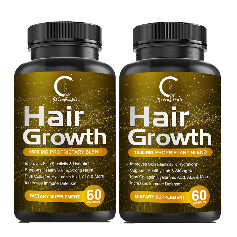 HAIR FAST GROWTH 5000MG HERBAL PILLS PREVENT ANTI LOSS STIMULATE VITAMINS PILLS